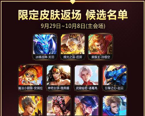 王者皮膚反場投票活動,自然美景的探索之旅開啟